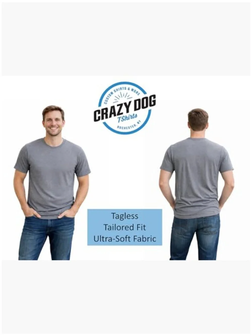 Cotton Blend Funny Christmas Beer Santa T-Shirt Regular Fit - Picture 2 of 7